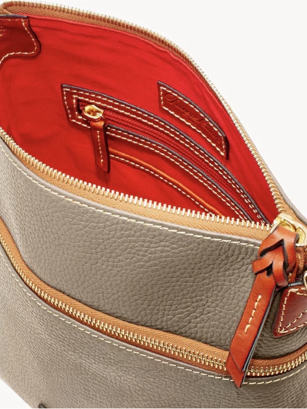 Dooney & Bourke 1975 Women's Pebble Grain Leather Crossbody Bag - Picture 3 of 16